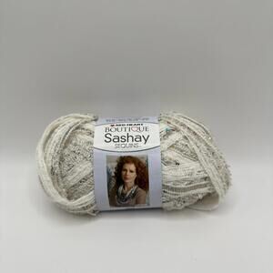 One New Skein Red Heart Boutique Sashay Sequins Yarn Champagne